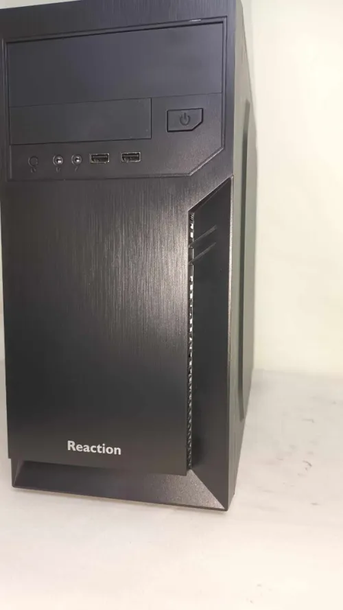 Boitier Reaction 6502 Micro ATX Case + Combo Reaction Clavier Souris KM300 - Alimentation 200W
