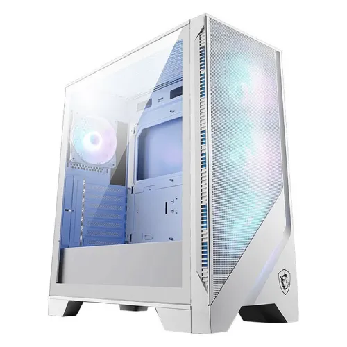 MSI MAG FORGE 320R AIRFLOW - BOITIER MOYEN TOUR - VERRE TREMPÉE - 4 VENTILATEURS ARGB - WHITE 