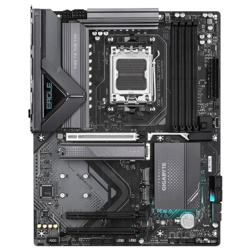 GIGABYTE X870 EAGLE WIFI7 - CARTE MÈRE ATX - SOCKET AM5 - 4 x DDR5 - 1 x PCIe 5.0 X16 - 3 x M.2 NVMe - WIFI 7 - BT 5.4 - LAN 2.5GBE - BLACK