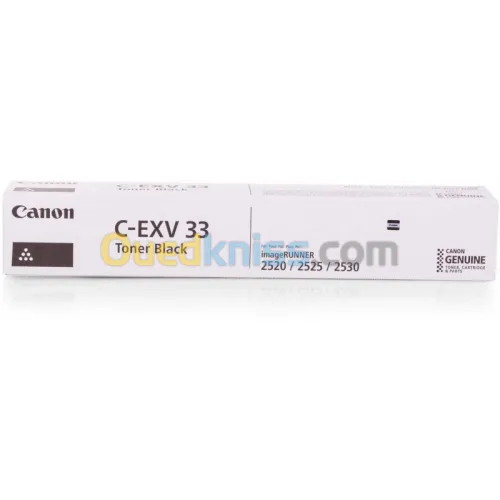 CANON C-EXV 33 Noir - Toner Laser d'origine Haute Qualité - Originale - 
