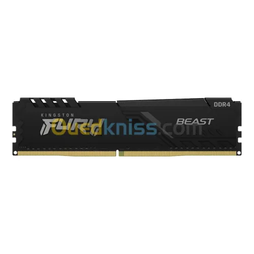 KINGSTON FURY BEAST - 8GO DDR4 - 1 BARRETTE 8GO - 3200MHZ CL36 - XMP 3.0 - AMD/INTEL - BLACK