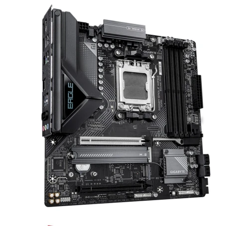 GIGABYTE B850M EAGLE WIFI6E - CARTE MÈRE MICRO ATX - SOCKET AM5 - 4 X DDR5 - 1 X PCIE 5.0 X16 - 2 X M.2 NVME - WIFI 6E - BLUETOOTH 5.3 - LAN 2.5GBE - BLACK