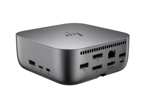 STATION D ACCUEIL HP THUNDERBOLT 4 G6 - 100 W - HDMI 2.1 - 2 X DISPLAYPORT 1.4 - RJ45 2.5 GB - 4 X USB TYPE C 40 GBPS - 2 X USB TYPE A 5 GBPS - NOIR