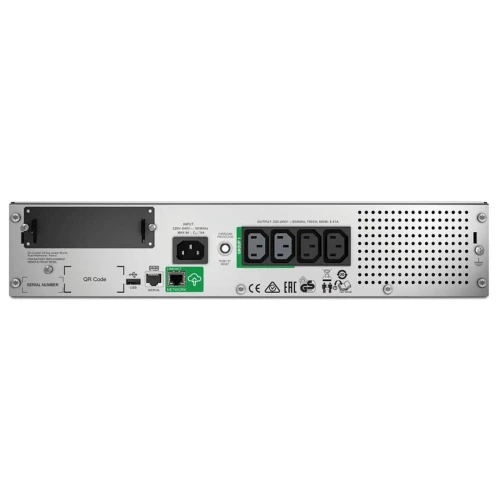 ONDULEUR APC SMART-UPS 750VA - ONDULEUR RACKABLE - 230V - USB - SÉRIE SMARTSLOT - RACK 2U - BLACK 