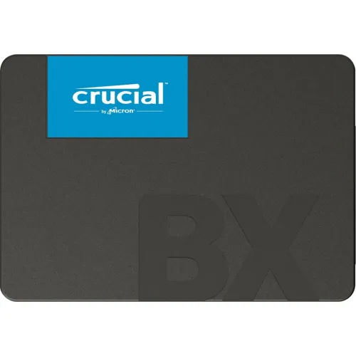 DISQUE DUR SSD CRUCIAL BX500 - 480GB - SATA III 6 GB/S - 2.5" - HIGH SPEED - NAND FLASH - BLACK