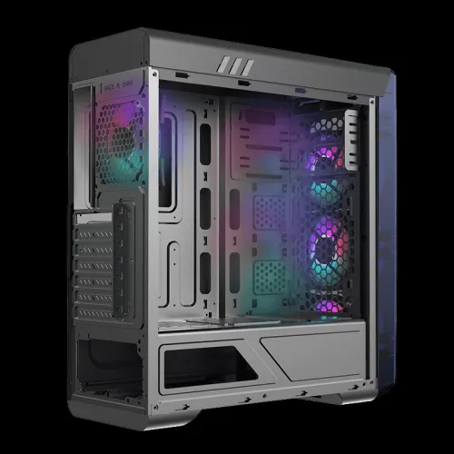 BOITIER GAMING GAMEMAX MOONLIGHT RAINBOW ATX RGB BLACK