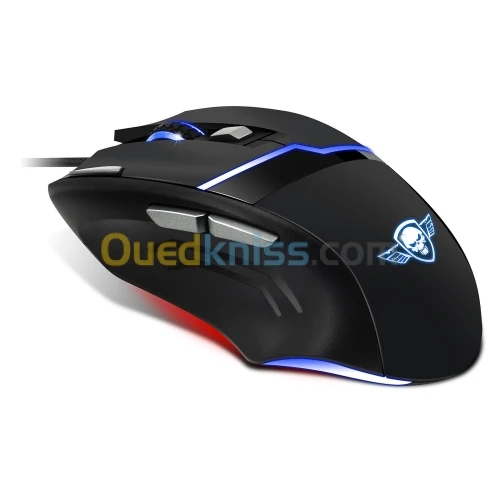 Spirit Of Gamer Elite-M10 Ensemble Souris filaire et tapis de souris pour gamer 
