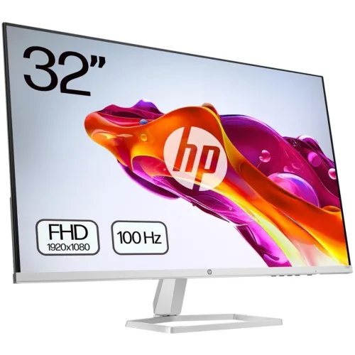 ECRAN HP 532SF - 31.5" FHD - DALL VA - 100HZ - 7 MS - EYE EASE - AJUSTABLE - HDMI / VGA - BLACK 