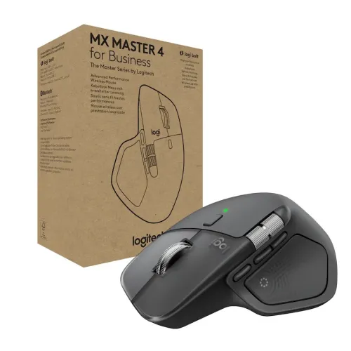 LOGITECH MX MASTER 4 FOR BUSINESS - SOURIS SANS FIL - ERGONOMIQUE AVANCÉEP PRO - 8 BOUTONS  GRIS