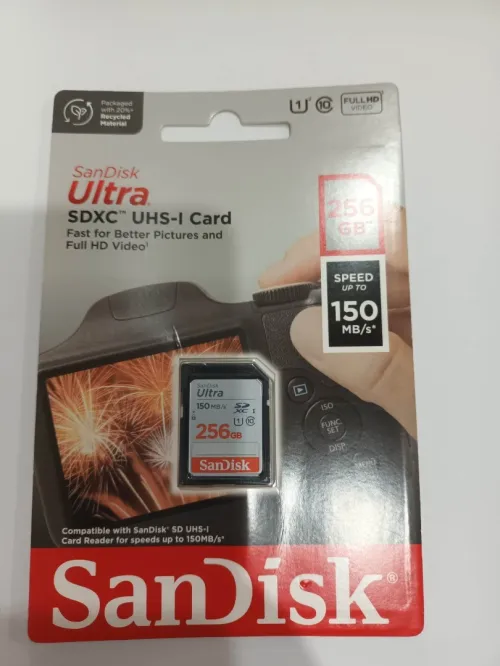 SanDisk Ultra SD 256GB Carte Mémoire UHS-I Jusqu'à 150 Mo/S