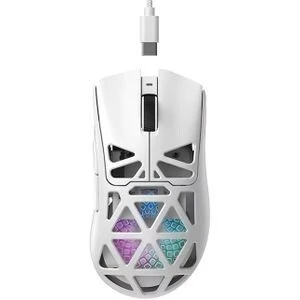 HAVIT MS1042WB WHITE - SOURIS GAMING SANS FIL - 3 MODES DE CONNEXION - RGB PROGRAMMABLE - HAUTE PRÉCISION - DESIGN ÉLÉGANT - WHITE