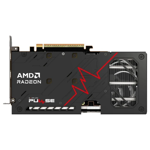 SAPPHIRE PULSE RADEON RX 9060 XT GAMING OC 16G - CARTE GRAPHIQUE - 16GO GDDR6 - 128 BITS - 20000 MHZ - PCIe 4.0 - 2x HDMI - OC - BLACK