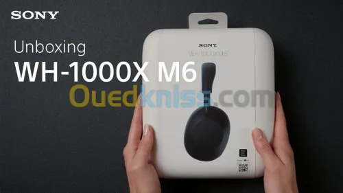 SONY WH-1000XM6 Casque sans-Fil Bluetooth à réduction de Bruit, Son Hi-Res Unique, 30h Autonomie
