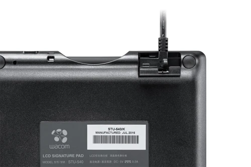 WACOM TABLETTE DE SIGNATURE STU-540 - 5" LCD TFT - STYLET - 800 x 480 PXLS - 2540 LPI - USB - NOIR