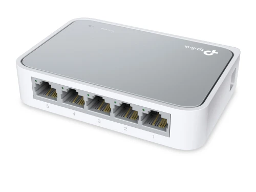 TP-LINK TL-SF1005D - SWITCH DESKTOP 5 PORTS -10/100 MBPS - GREEN ETHERNET -PLUG & PLAY - EEE 802.3x