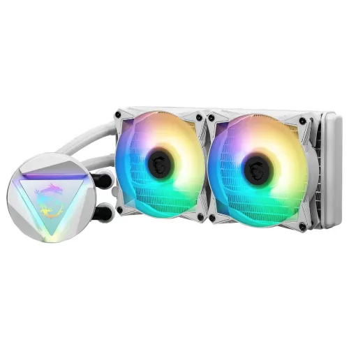 WATERCOOLING MSI MAG CORELIQUID 240R V2 - 240mm ARGB pour processeur Intel/AMD - Blanc