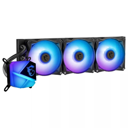 MSI MAG CORELIQUID C360 - WATER COOLING 360MM - 3 X FANS ARGB - PERFORMANCE - INTEL & AMD - BLACK