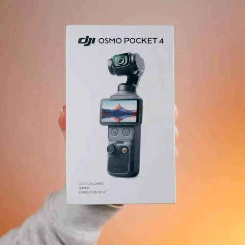 DJI OSMO POCKET 4 CREATOR COMBO - CAMÉRA GIMBAL 4K - 1" CMOS - 4K 240FPS - ACTIVE TRACK 7.0 - NOIR