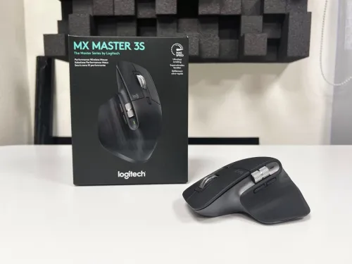 LOGITECH MX MASTER 3S - Souris sans fil - droitier - capteur optique 8000 dpi - 7 boutons