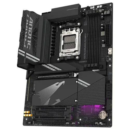 GIGABYTE X870 AORUS ELITE WIFI7 - CARTE MÈRE ATX - SOCKET AMD AM5 - 4x DDR5 - M.2 PCIe 5.0 - BLACK