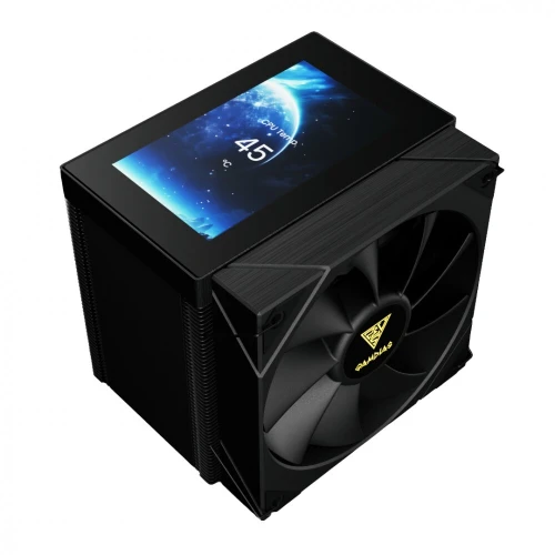 GAMDIAS BOREAS M2-61L - REFROIDISSEUR AVEC ÉCRAN LCD - INTEL & AMD - ALUMINIUM - 120 MM PWM - BLACK