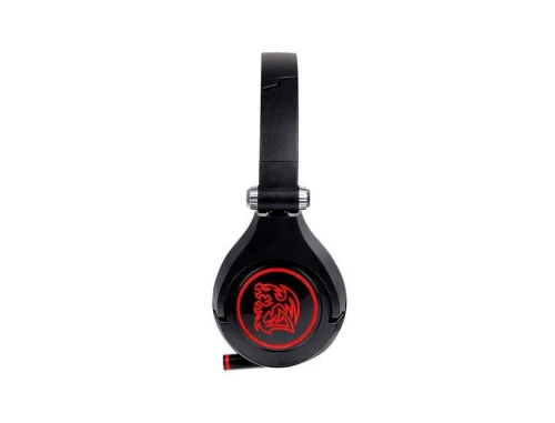 Tt eSPORTS by THERMALTAKE CRONOS GO Casque Gamer LED ultra léger avec microphone rétractable