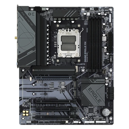 GIGABYTE B650 EAGLE AX - CARTE MÈRE ATX - SOCKET AM5 - 4 X DDR5 - 1 X PCIE 4.0 X16 - 1 X M.2 PCIE 5.0 NVME - WIFI 6 - USB 3.1 - BLACK