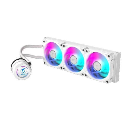 GIGABYTE AORUS WATERFORCE II 360 ICE - WATERCOOLING AIO LCD - 360 MM - INTEL & AMD - RGB - WHITE