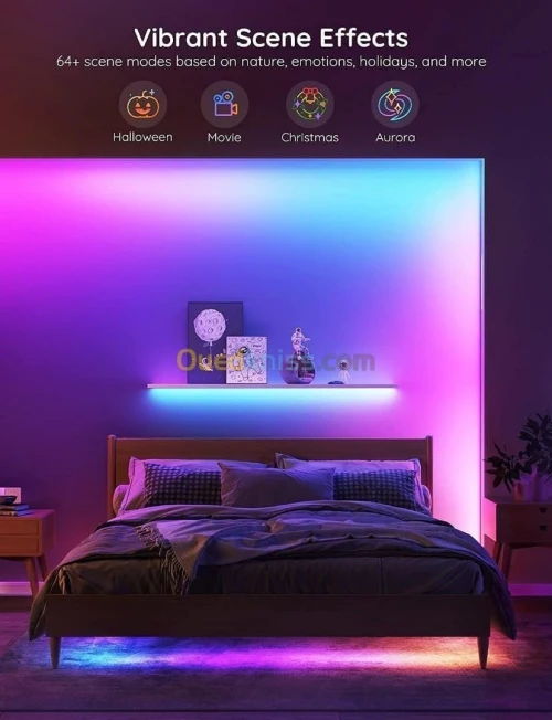 GOVEE RGBIC PRO LED STRIP LIGHT H619A 5M 16.4FT Wi-Fi Bluetooth  Alexa & Google Compatible Light