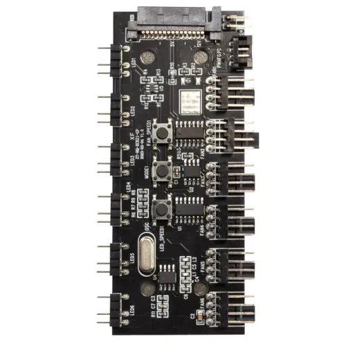 TEMPEST FAN 3X PACK 120MM - ARGB PWM CONTRÔLEUR - 3 FANS - 12V 3PIN DC PLUG - SPLITTER - BLACK