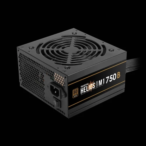 GAMDIAS HELIOS M1-750B - ALIMENTATION 750W - 80 PLUS BRONZE - ATX12V V2.4 - FAN SILENCIEUX - BLACK
