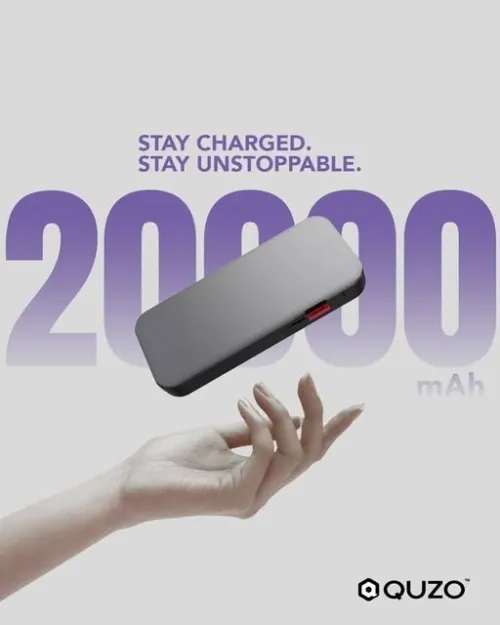 LENOVO GO POWER BANK PORTABLE 20000 MAH - USB-C 65 W  - 3 APPAREILS - SMARTPHONES & LAPTOP - SUPER FAST