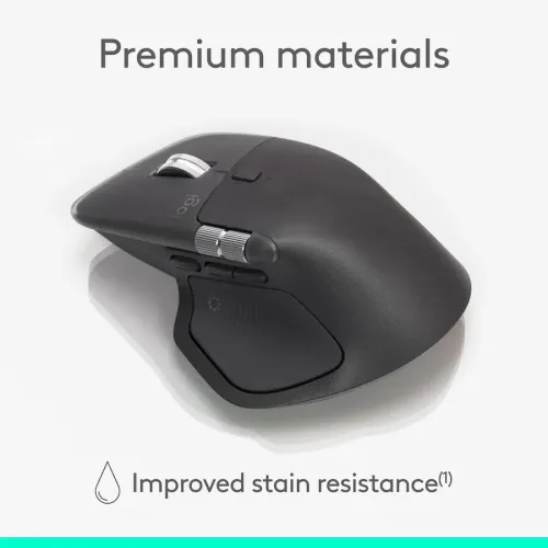 LOGITECH MX MASTER 4 FOR BUSINESS - SOURIS SANS FIL - ERGONOMIQUE AVANCÉEP PRO - 8 BOUTONS  GRIS