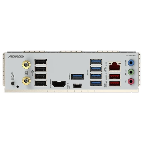 GIGABYTE B650E AORUS ELITE X AX ICE - CARTE MÈRE ATX - SOCKET AM5 - 4 x DDR5 - M.2 PCIe 5.0 - PCIe 5.0 X - WIFI 6E - BT 5.3 - LAN 2.5GBE - WHITE