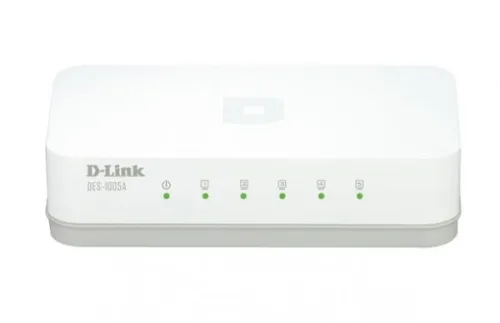 D-Link Switch De Bureau 5 Ports 10/100 Mbps Des-1005A Blanc