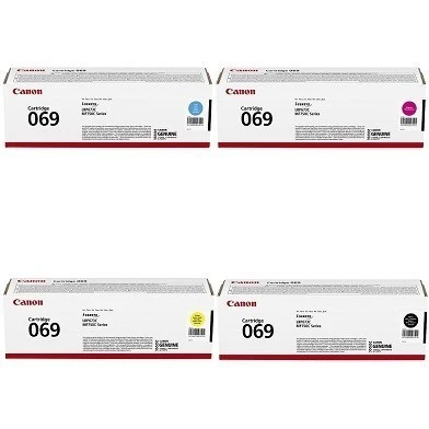 PACK TONER CANON 069 - TECHNOLOGIE D'IMPRESSION LASER - ORIGINAL