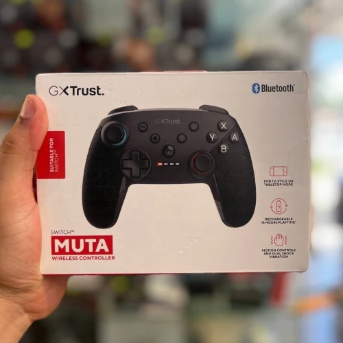 GX TRUST MANETTE SANS FIL BLUETOOTH - GXT 1246 GX - CONTROLEUR DE JEU - VIBRATION - COMPATIBLE PC - BLACK