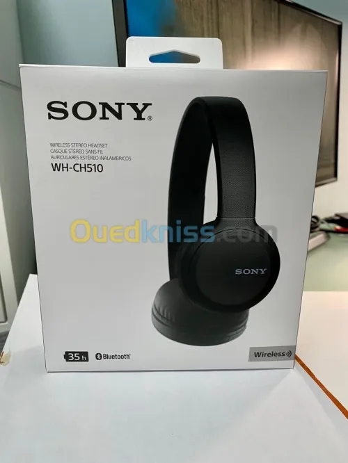 Sony WH-CH510 Casque supra-auriculaire sans fil - Bluetooth 5.0 - Autonomie 35h - Noir -