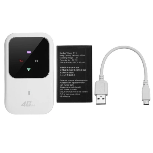 Modem WiFi Mobile 4G / 5G LTE 150Mbps Modem Avec Batterie - Haute Vitesse - Sans Fil 1500Mah