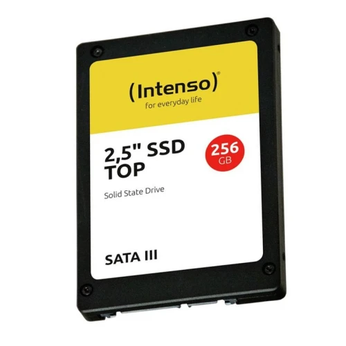 INTENSO SSD 256GB SATA III 2.5 - DISQUE DUR SSD - 2.5" - SATA III - JUSQU'À 500 MB/S - BLACK