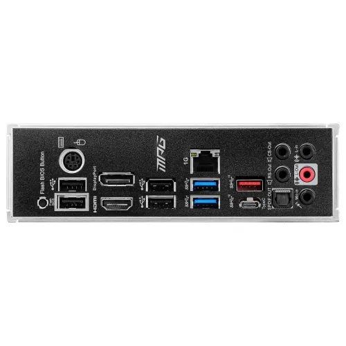 MSI MPG B550 GAMING PLUS ATX - AMD AM4 - 4x DDR4 - SATA 6Gb/s + M.2 - USB 3.1 - PCI-E 4.0 - BLACK