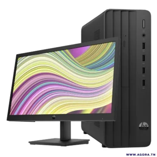 HP PRO TOWER 290 G9 - I5-12400 - 8GB - 512 SSD - UHD 770 -CLAVIER - SOURIS + ÉCRAN HP  21,5"