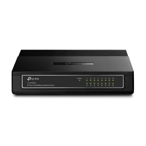 TP-LINK TL-SF1016D - SWITCH DESKTOP 16 PORTS -10/100 MBPS - GREEN ETHERNET -PLUG & PLAY - EEE 802.3x