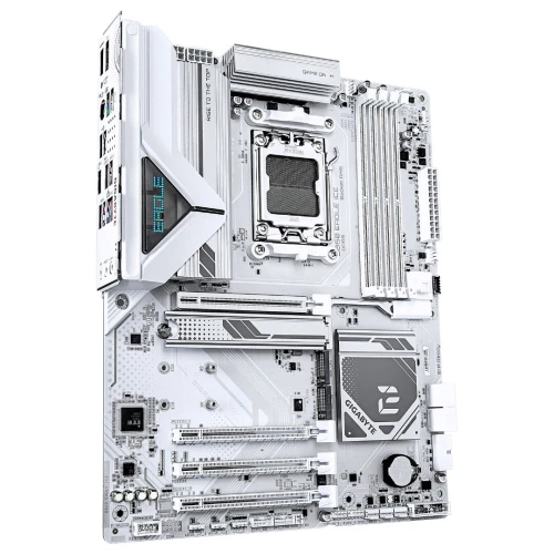 GIGABYTE B850 EAGLE ICE - CARTE MÈRE ATX - SOCKET AM5 - 4 X DDR5 - 1 X PCIE 5.0 X16 - 3 X M.2 NVME - LAN 2.5GBE - USB 3.0 - WHITE