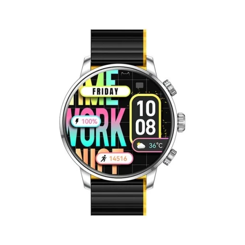 SMART WATCH KIESLECT KR2 CALLING - 2.5D GPU SUPER - 1.43 INCH FHD - BLUETOOTH - HEALTH TRACKING -