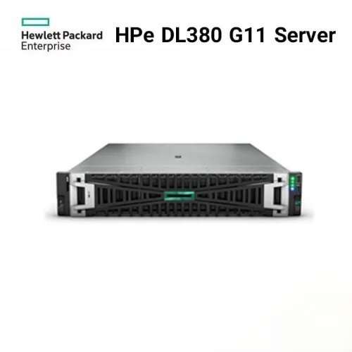 HP DL380 GEN11- SERVEUR RACK 2U - XEON SILVER 4510 - 12 CŒURS 2.4GHZ - 64GO - 960GB SSD - 2X9000W