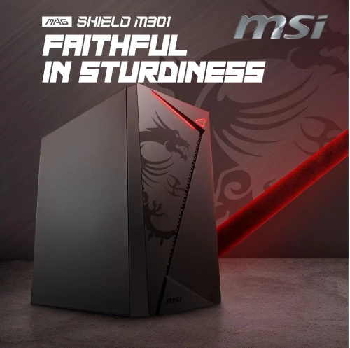 BUNDEL BIOSTAR B450M DDR4 - AMD RYZEN 5650G - ADATA PREMIER 8GB DDR4 3200HZ - MSI MAG SHILED M301 - BLACK