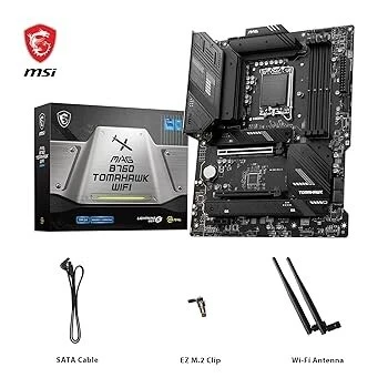 MSI MAG B760 TOMAHAWK WIFI DDR5 - ATX SOCKET 1700 - INTEL B760 - 4X DDR5 - M.2 PCIE 4.0 - USB 3.2-