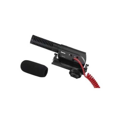 HAMA RMZ-18 - MICROPHONE DIRECTIONNEL ZOOM - CAMÉSCOPE & DSLR - SUPERCARDIOÏDE - JACK 3.5MM - NOIR