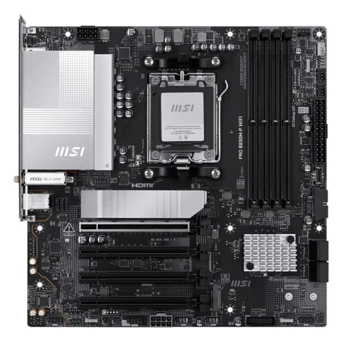 MSI B850M-P WIFI - CARTE MÈRE MICRO-ATX AM5 - AMD AM5 B850 - DDR5 - PCIE 5.0 - WI-FI 7 - BLACK